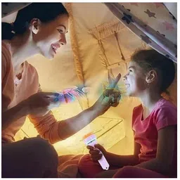 tenmar Mini Slide Projector Flashlight torch, Kids Projection Light Toy (Multicolor) image 2