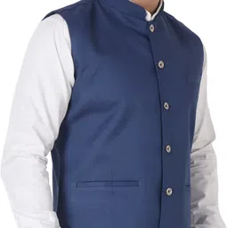 sylzon Solid Men Waistcoat image 4