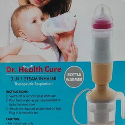 nabhya Dr.Health 3 in 1 Bottle Warmer. Steamer Inhaler & Facial Sauna 3 In 1 Vaporizer - 1 Slots image 2