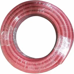 mitras Welding Hose Red (8mm ID -10mtr) IS:447 Marked Hose for Gas Welding and Cutting Equipment, Welding Machine, Cutting Machine etc. | For Fuel Gases | Leakproof & Portable | Length - 32.8 ft. | Hose Pipe image 1