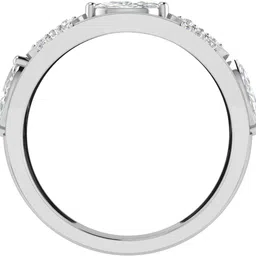 avsar AVR392YB Avsar Real Gold 14K RING 14kt Cubic Zirconia White Gold ring image 5