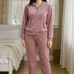 skg urban fashion Solid Women Track Suit image 2