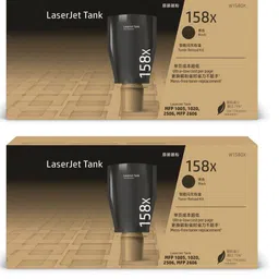 HELPE 158X (W1580X) Toner Reload Kit For Use In Laserjet Tank MFP 1005w,1020w,2606s Black - Twin Pack Ink Toner-image-10