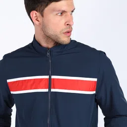 allen solly Men Colorblock Quilted Jacket image 5