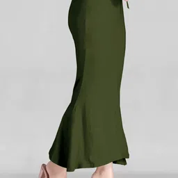 Spangel Fashion Peticoat Mahendi+Khakhi Lycra Blend Petticoat image 4