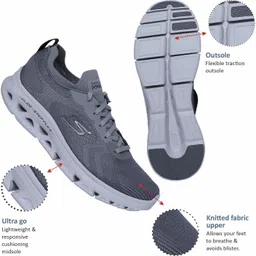 skechers GO RUN GLIDE-STEP FLEX-RADAR Training & Gym Shoes For Men image 3