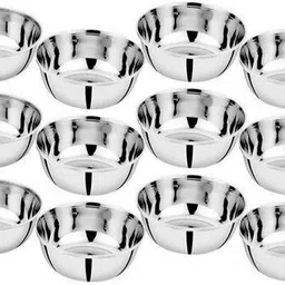 royalutensil Stainless Steel Vegetable Bowl Steel bowls image 1