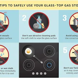 Bajaj Cx 8 Stainless Steel 2 Burner Open Gas Stove, Silver Stainless Steel Manual Gas Stove image 4