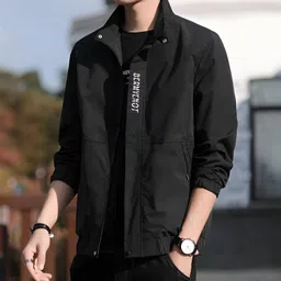 verticals Men Solid Casual Jacket image 4