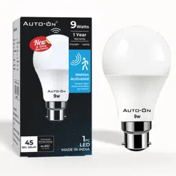 auto-on Automatic Motion LED Bulb(1 Year Warranty)(9 Watts) - Pack of 1 Motion Sensor Light-image-64