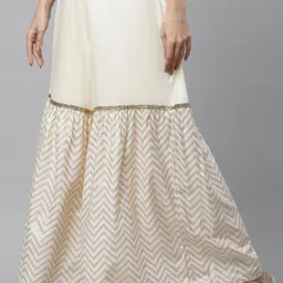 aurelia Women Regular Fit White Viscose Rayon Trousers image 2