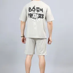 bushirt Tshirt Regular Shorts Co-ords Set image 2