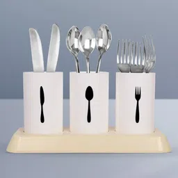 b-arm Knife and Spoon Stand for Kitchen&Dining Table(Small Cup Size) Cutlery Holder Plastic Cutlery Set-picture-18