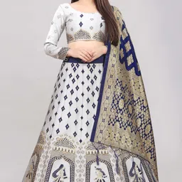 divastri Self Design Semi Stitched Lehenga Choli-picture-13