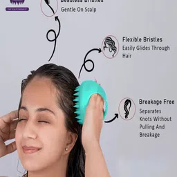 SCALPPIE Hair Scalp Massager & Shampoo Brush for Hair Growth - Teal Green image 2