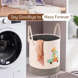 kuber industries Cotton, Polyester 105HH038404 Storage Basket image 2