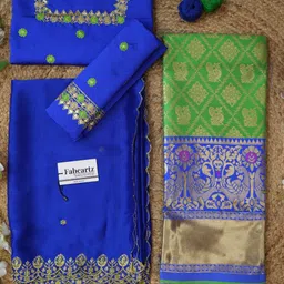 fabcartz Printed Semi Stitched Lehenga Choli image 2