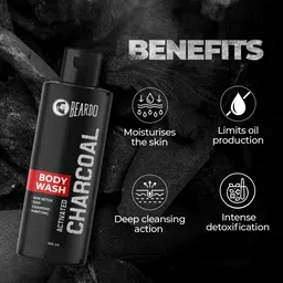 beardo Charcoal Detox Kit | Face Wash, Body Wash & Face Scrub and Mafia Deo For Men image 4