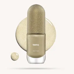 thtc Long Stay Gel Based Glossy Nail Polish GOLDEN SHIMMER image 1