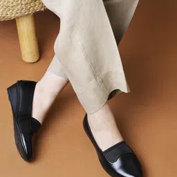 Formal Office Platform Heel Wedges Slip On Casuals For Women-image-27