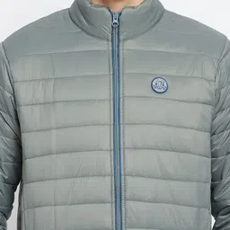 duke Men Solid Bomber Jacket image 4