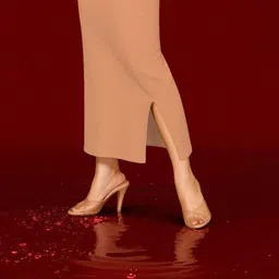 DSV ENTERPRISES Shapeware Yellow M0081 Lycra Blend Petticoat-image-19