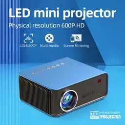 IBS T4 Mini Portable Projector With Screen Mobile Phone Projector Large Screen And Stereo Speakers (2400 lm / Remote Controller) Portable Projector-picture-23