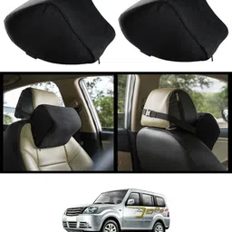 monolive Black Velvet Car Pillow Cushion for Tata-picture-25