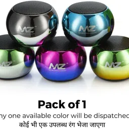 MZ S1 (PORTABLE BLUETOOTH MINI SPEAKER) Dynamic Metal Sound With High Bass 3 W Bluetooth Speaker-picture-18