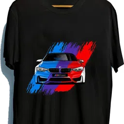 deccan store Women Printed Round Neck Pure Cotton Black T-Shirt-picture-13