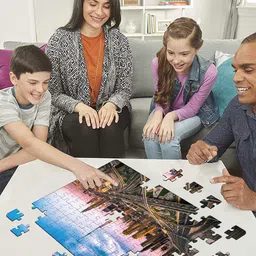 Mini Leaves Kids Dubai Skyline Jigsaw Puzzle Development Toy image 4