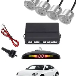 peeps store Universal 4 Silver Reverse Parking Sensor-PS25N751 Universal 4 Silver Reverse Parking Sensor-PS25N751 Parking Sensor-picture-10