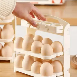 shyama ju Egg Rack is Designed for Refrigerator,Stackable and Space-Saving Tray-picture-37