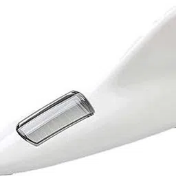 ride2joy White LED Signal Antenna Solar Shark Fin Car Roof Light Sensor Carbon Fiber Shark Fin Roof Antenna for car Whip Vehicle Antenna-picture-11