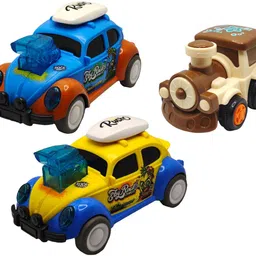 vaniha Unbreakable Four-Wheel Drive Friction Powered Diecast Toy Set-C162-picture-32