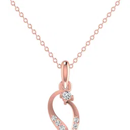 avsar Certified Diamond & BIS Hallmark AVP1118PA 18kt Diamond Rose Gold Pendant-picture-27