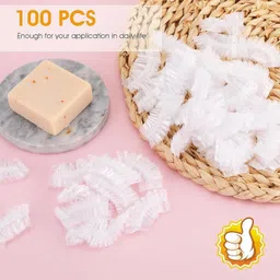 pratyang Ear Cover for Shower 100 Pcs, Waterproof Ear Protector, Ear Shower Caps P10-picture-15