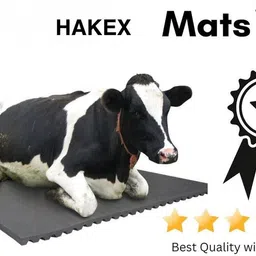 hakex COW MAT_Waterproof_Rubber (Mat 8*5 Feet) BPA Free For Horse|| Cow, Dog, Hamster, Guinea Pig, Miniature Pig Pet Mat-picture-10