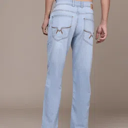 roadster Men Relaxed Fit Mid Rise Blue Jeans image 3