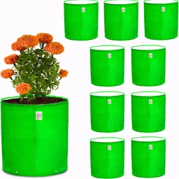 12x12 Inch HDPE Grow Bags Pack of 10 UV Protected 260 GSM Round Plant Grow Bags Plant Container Set-image-29