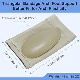 nirmatsaray Flat Foot Arch Support for Men & Women Leg Foot Pain Relief Product image 2