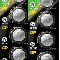 gp Lithium CR2032 Coin Cell for Calculators, Medical Devices , Computer CMOS Battery-picture-24