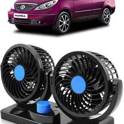 genipap Car Fan 12V 360 Head 2 Speed Quiet Strong for All Auto Vehicles-HNBI1795 Car Interior Fan-picture-12