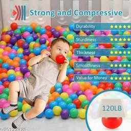 collectiv stitch Baby Premium Multicolour Balls for Kids Pool Ball 4cm Pool Ball image 3