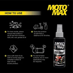 motomax Liquid Car Polish for Exterior, Bumper, Chrome Accent, Dashboard, Exterior, Headlight, Tyres, Windscreen image 2