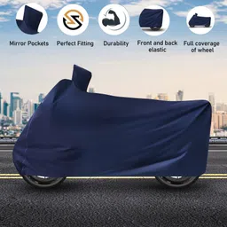 auto hub Waterproof Two Wheeler Cover for Bajaj image 5