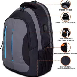 jairaj Large 32 L Laptop Backpack backpack bag school bag laptop backpack(S-18*14) image 4