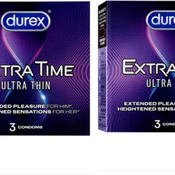durex Extra Time Ultra Thin - 3 Condoms Condom image 1