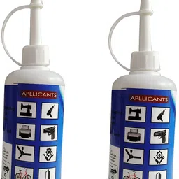 intenzo Special White Oil For Sewing Machine 100ml pack of 2 100 ml Sewing Machine Oil image 2