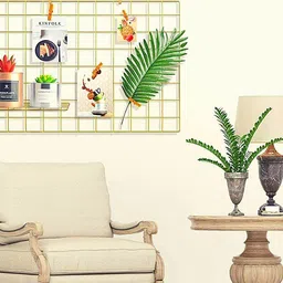 moreyaji Wall hanging DIY Steel Grid Photo Frame for Wall [85x55 CM] 34 inch Grid Photo Frame wall image 2